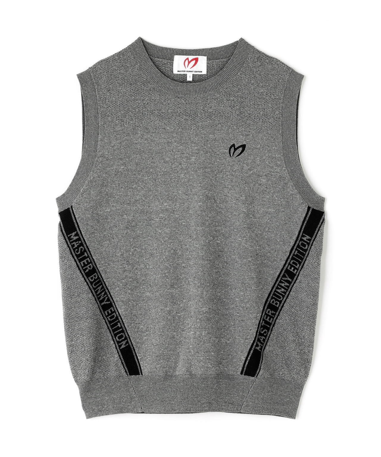 クルーネックニットベスト