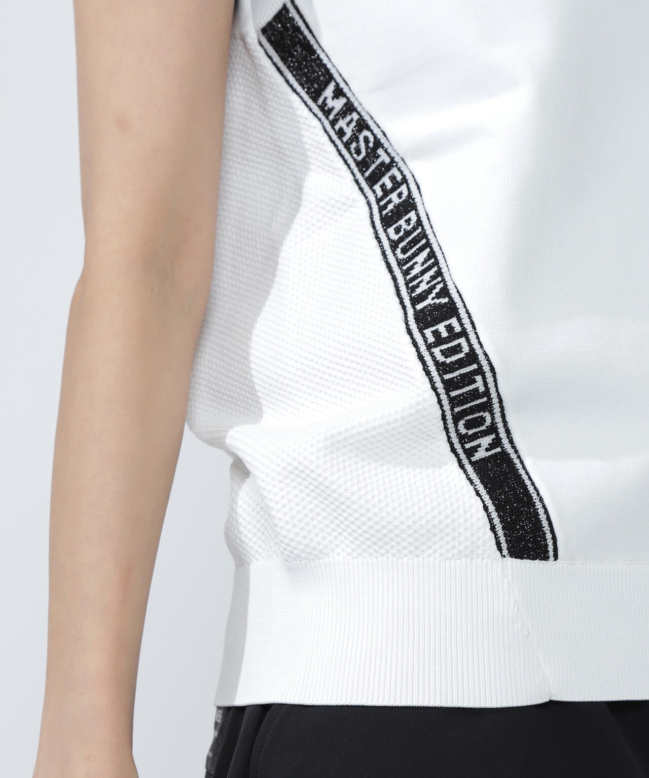 クルーネックニットベスト