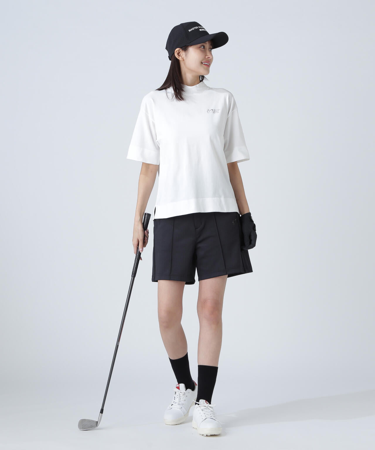 Regent半袖ハイネックニットプルオーバー