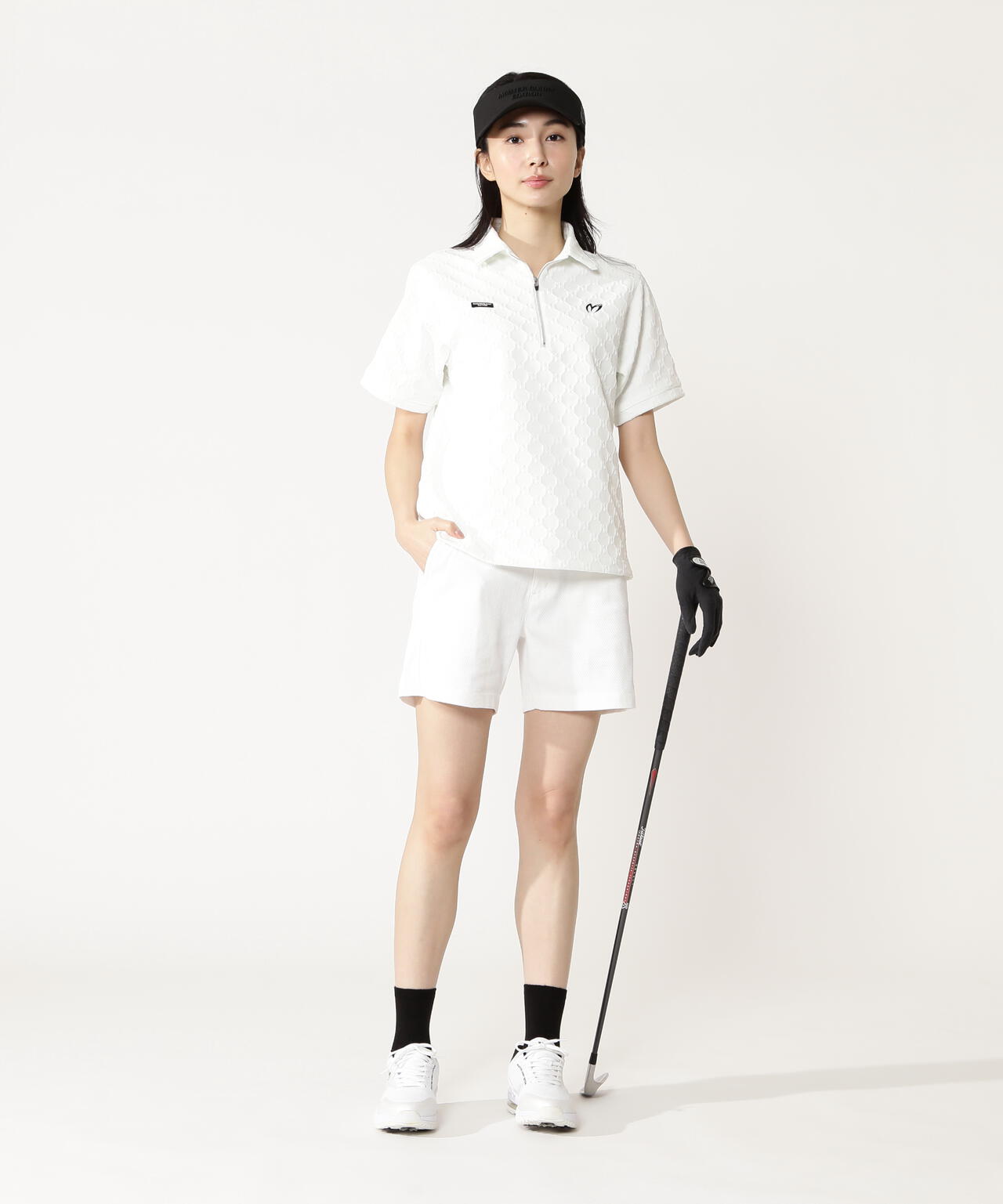 コットンストレッチドビーショートパンツ