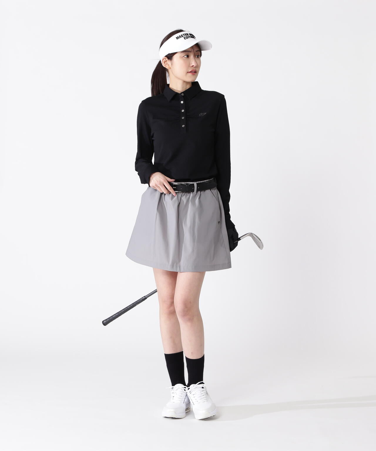 ナイロンストレッチスカート