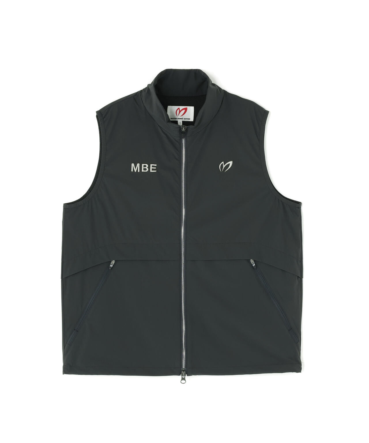 カジナイロンストレッチフルジップアップベスト