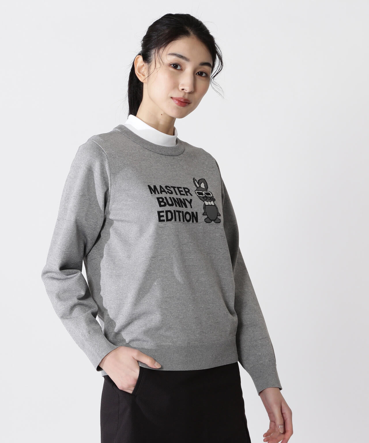 【SWAGGY BUNNY】クルーネックニットプルオーバー