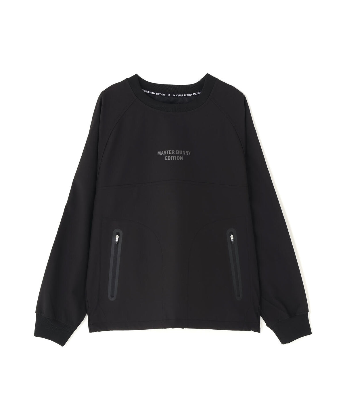 ポリストレッチクルーネックプルオーバー <無地> (WOMENS)