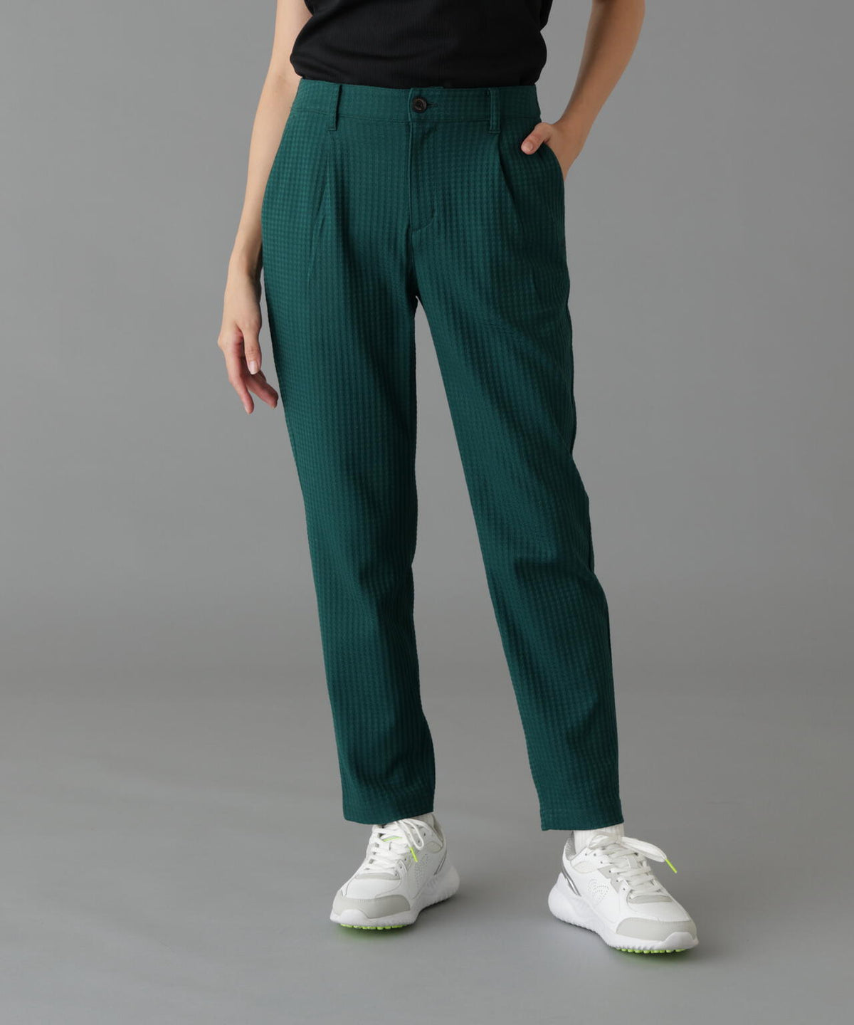 ニット千鳥パンツ (WOMENS)