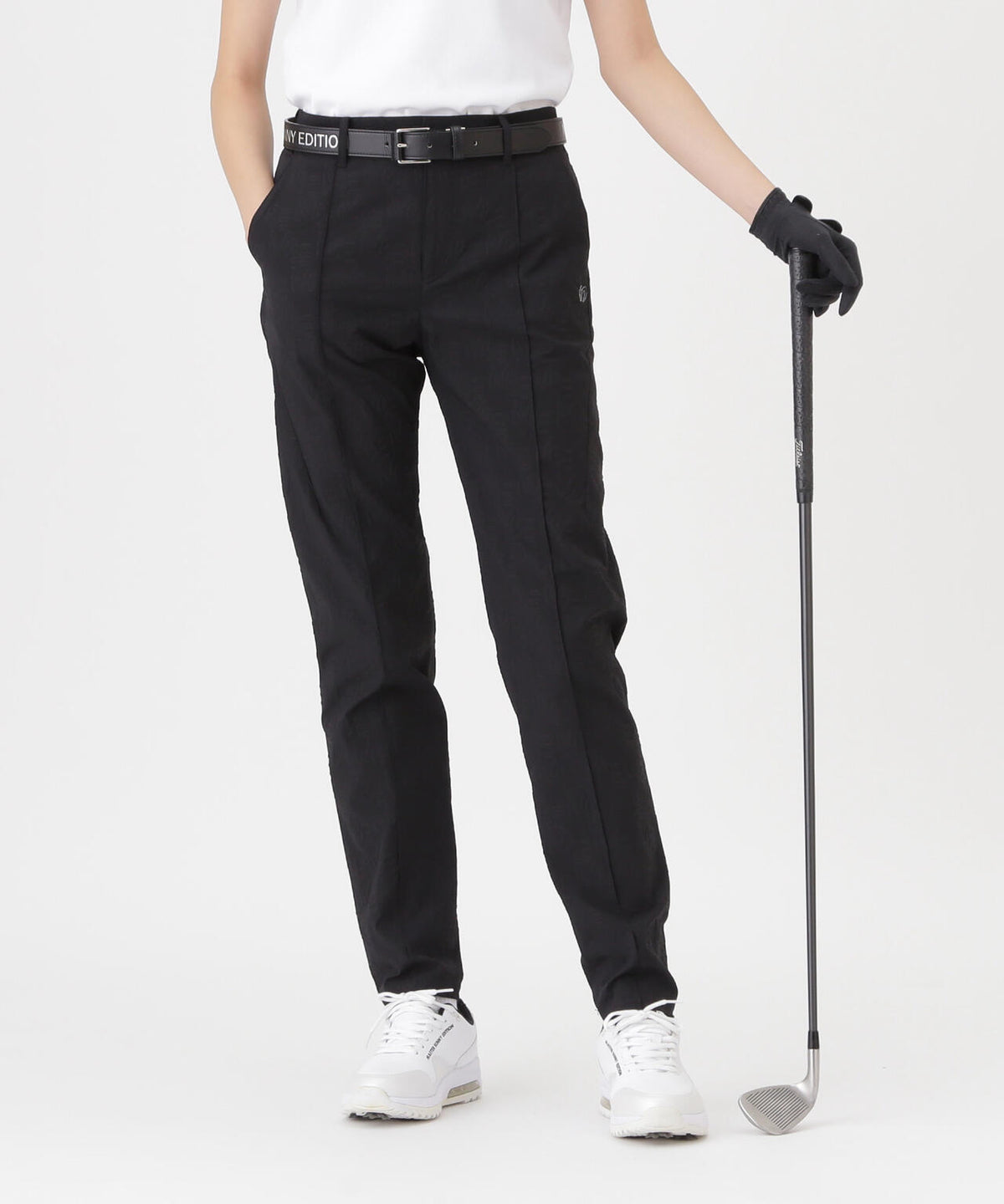 MBEエンボス柄パンツ (WOMENS)