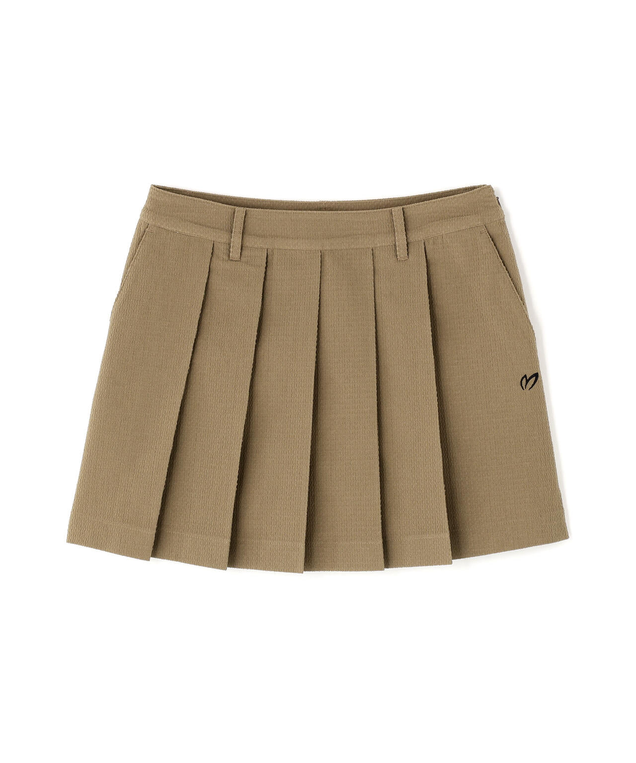 トリコット凹凸ジャガードスカート