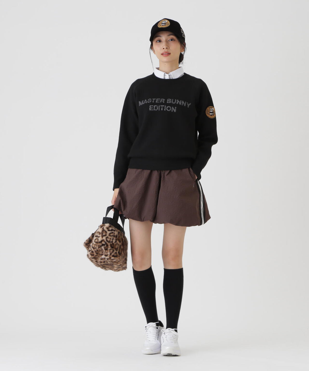 MBEエンボス柄スカート (WOMENS)