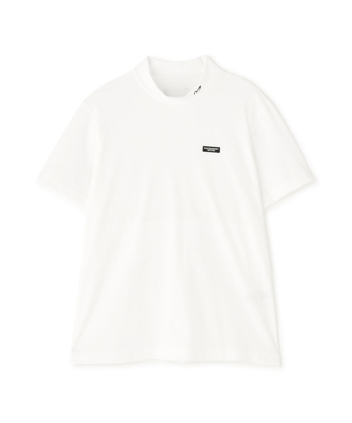 トリコットメッシュ半袖ハイネックカットソー (WOMENS)