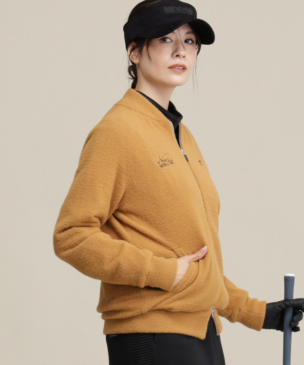 ナイロンフェザーニットブルゾン (WOMENS)
