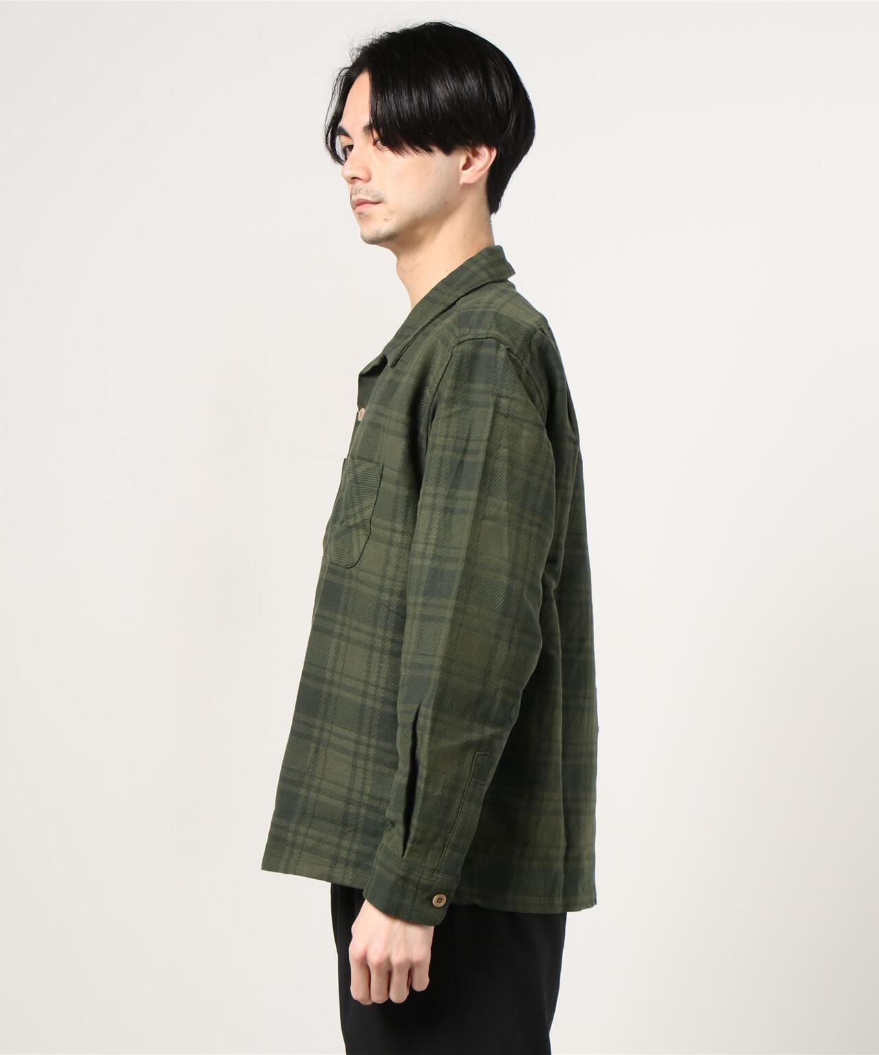 MANASTASH/マナスタッシュ DOBBY OPEN COLLAR SHIRT