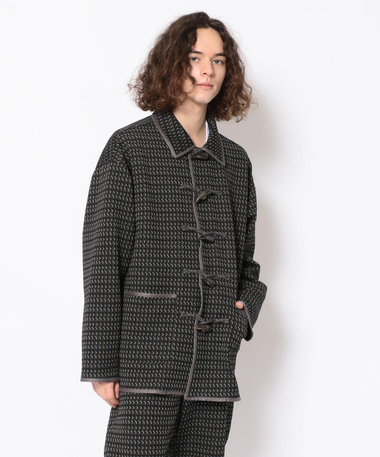 TUITACI / ツイタチ SMOKING S JQDKNIT BLOUSON