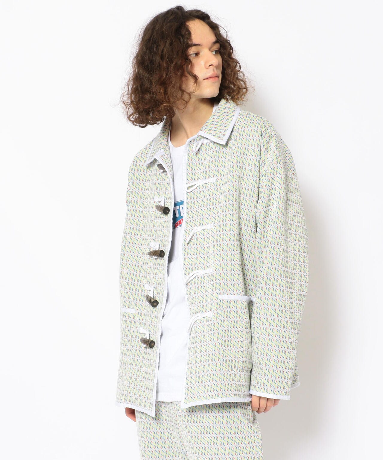 TUITACI / ツイタチ SMOKING S JQDKNIT BLOUSON