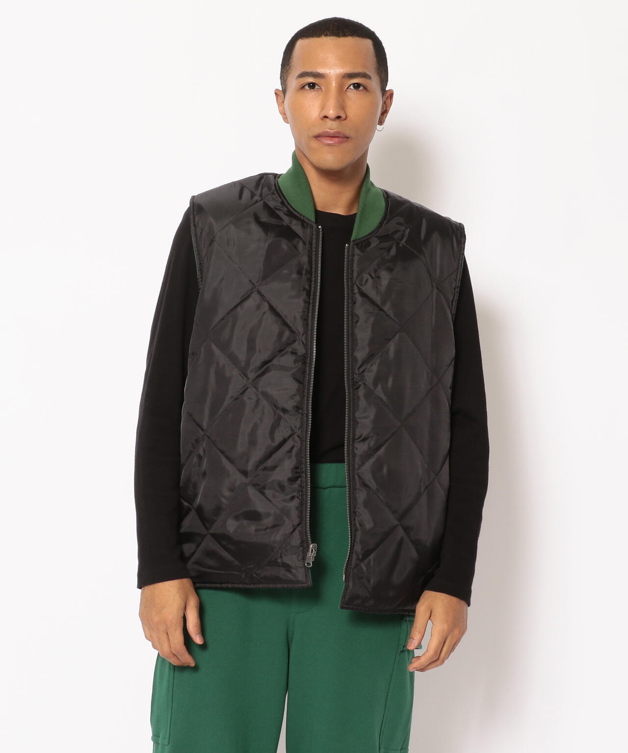 FAZZURA/ファズラ REVERSIBLE VEST リバーシブルベスト