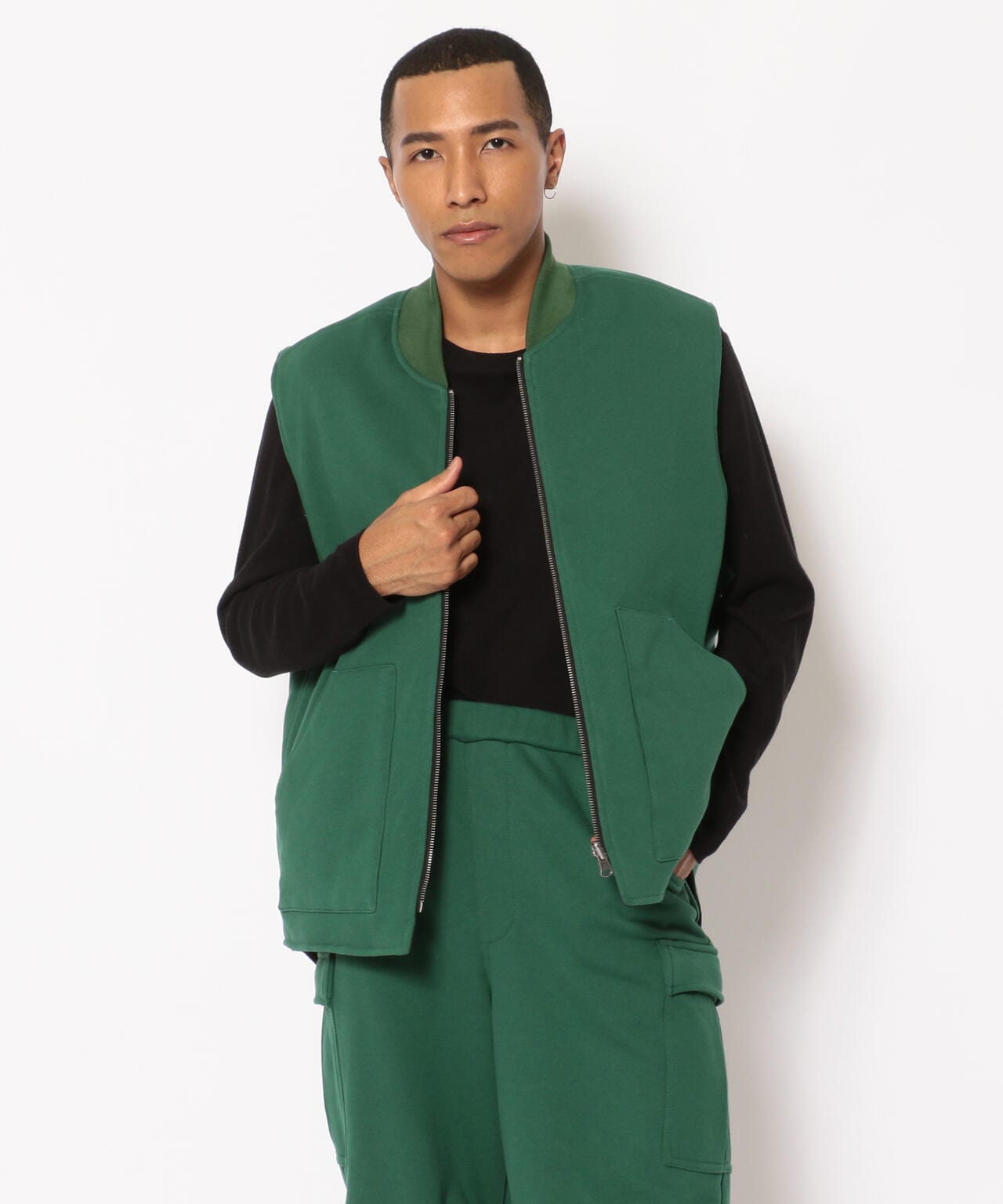 FAZZURA/ファズラ REVERSIBLE VEST リバーシブルベスト