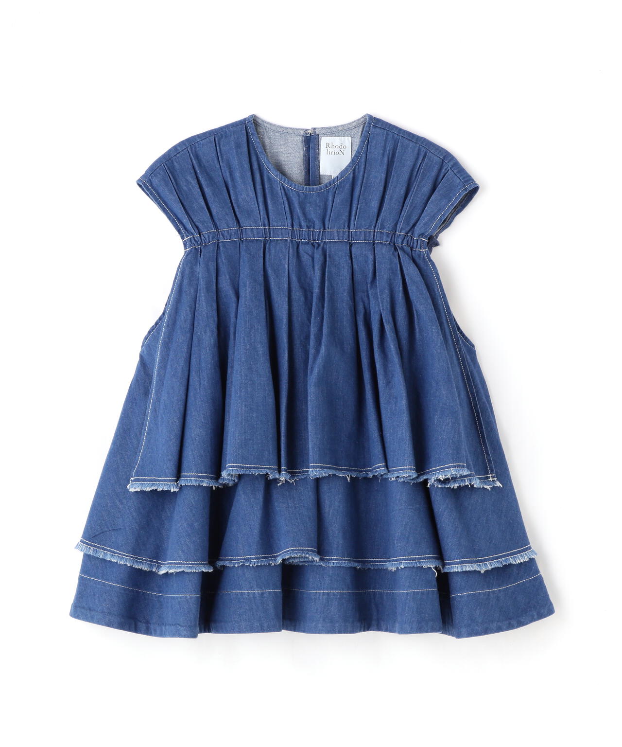 RHODOLIRION/ロドリリオン FRILL TOPS DENIM