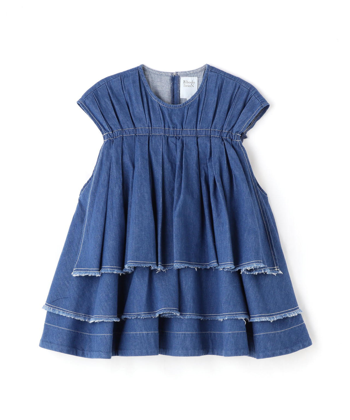 RHODOLIRION/ロドリリオン FRILL TOPS DENIM