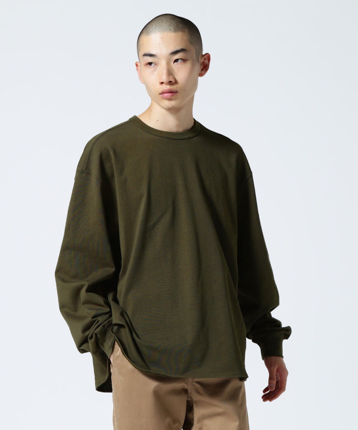 MANASTASH/マナスタッシュ MS TUCK LONG SLEEVE TEE タックロングスリーブティー