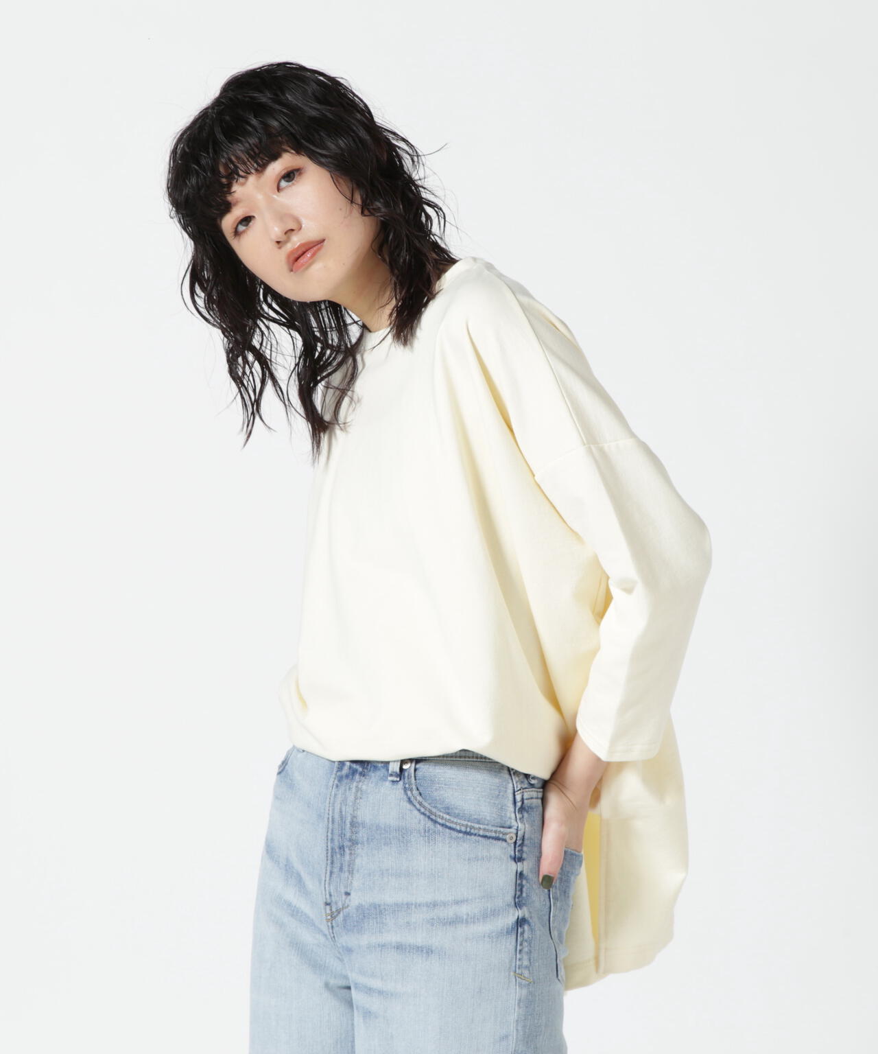 MANASTASH/マナスタッシュ フレンチテリーワイドプルオーバー