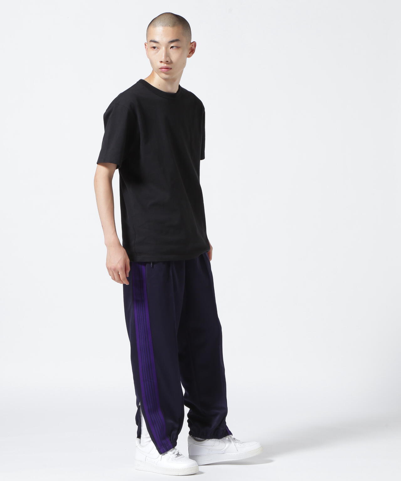 Needles/ニードルズ Zipped Track Pant - Poly Smooth
