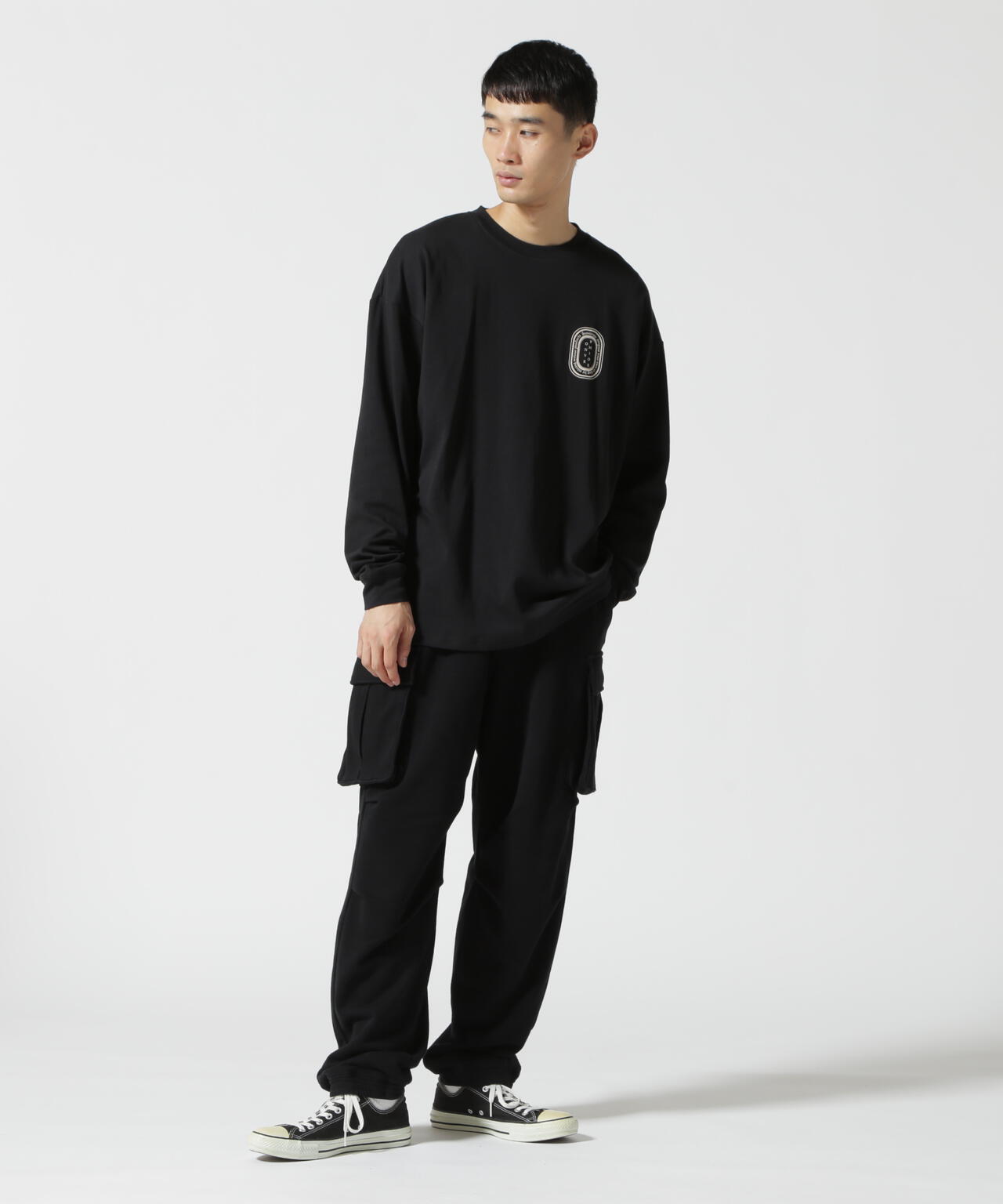 B omnivore/ビーオムニボー LOGO L/S Tee