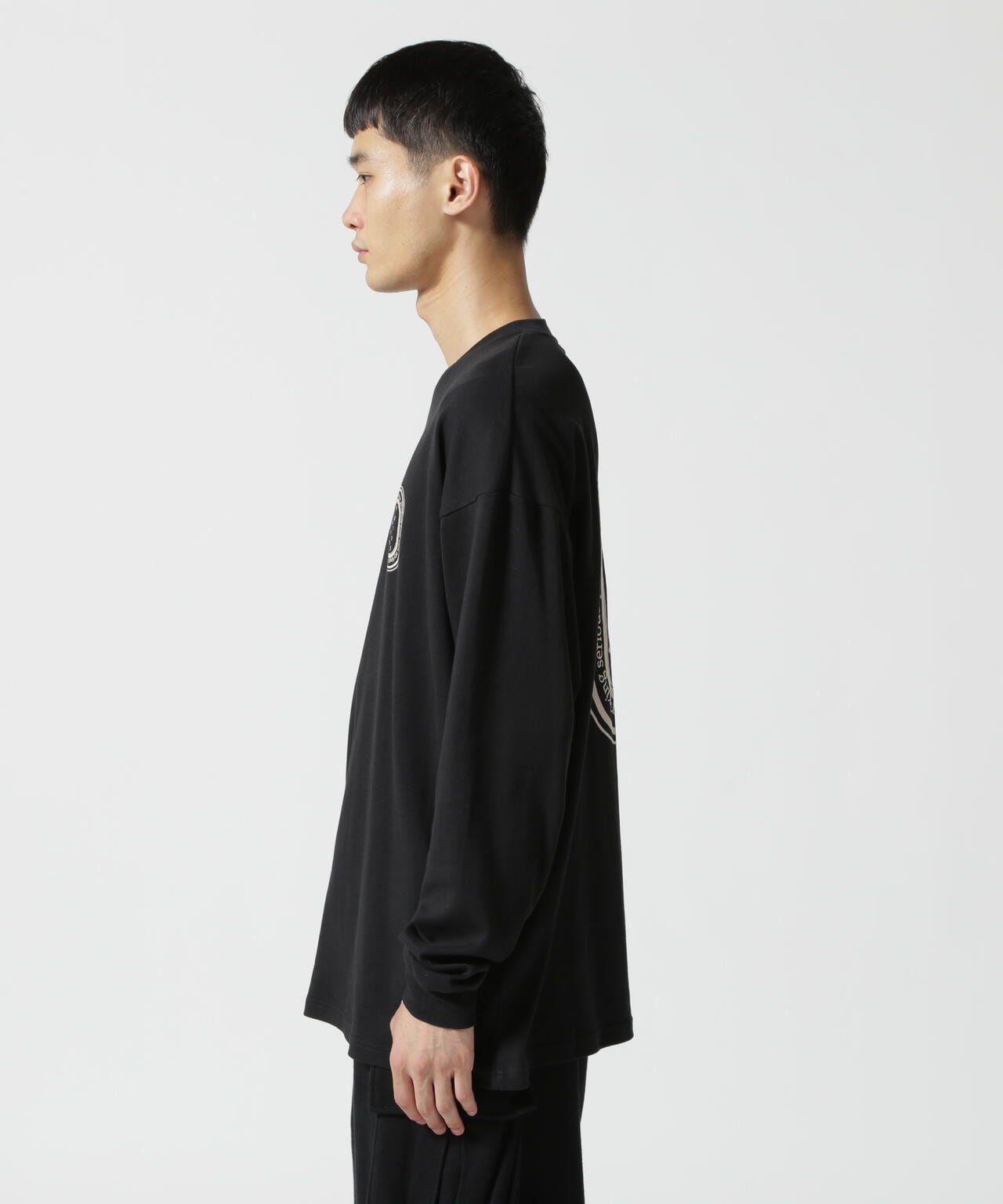 B omnivore/ビーオムニボー LOGO L/S Tee