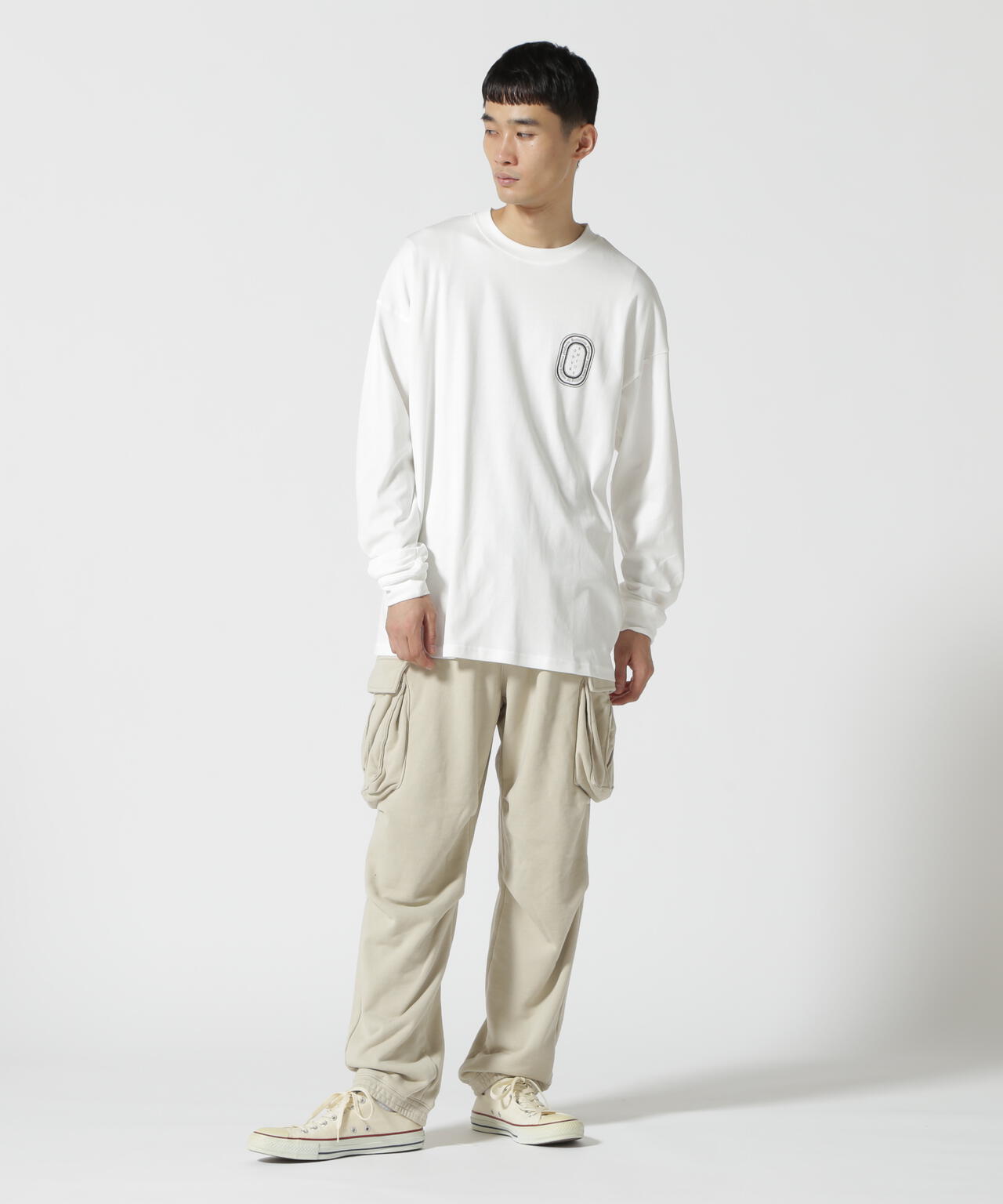 B omnivore/ビーオムニボー LOGO L/S Tee