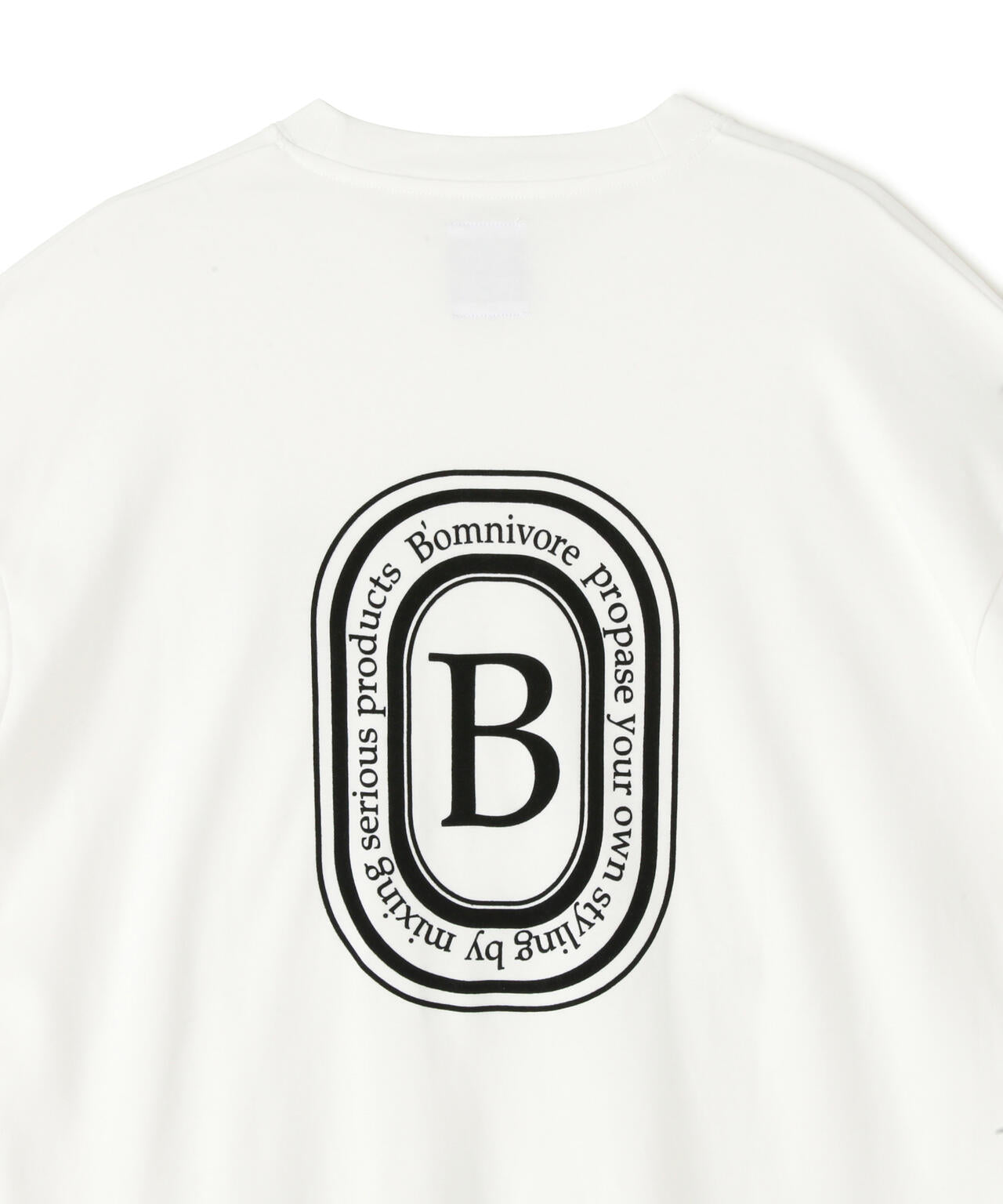 B omnivore/ビーオムニボー LOGO L/S Tee