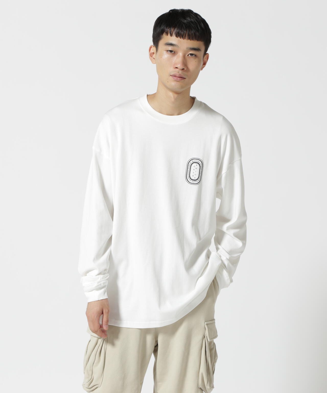 B omnivore/ビーオムニボー LOGO L/S Tee