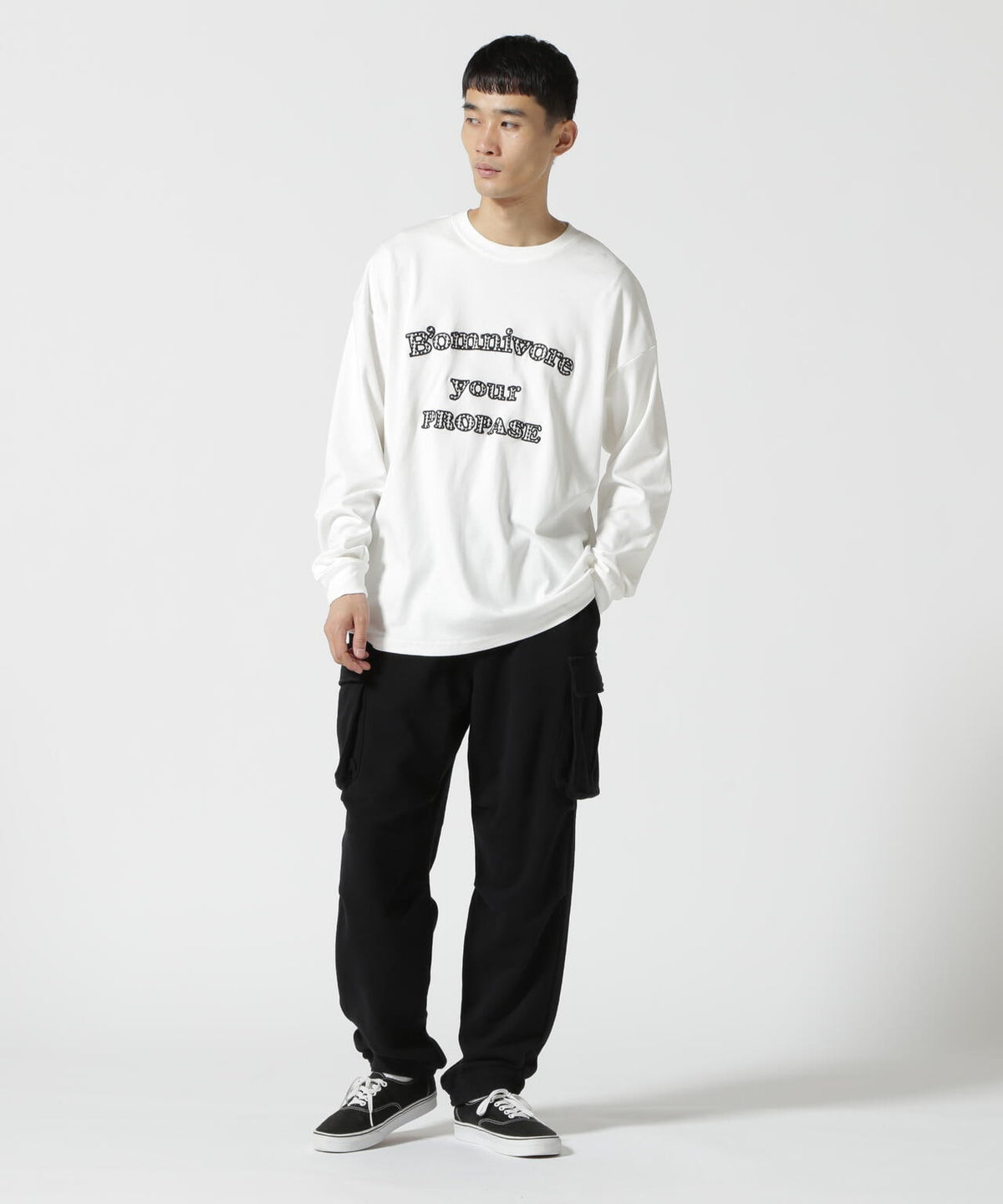 B omnivore/ビーオムニボー propase L/S Tee