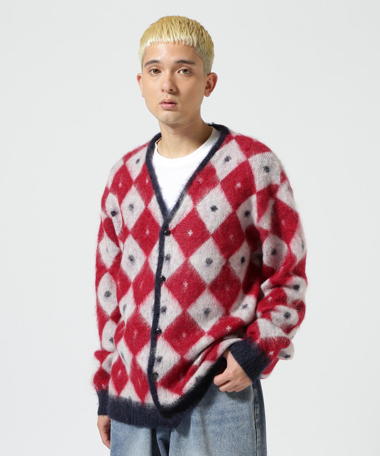 Needles/ニードルズ Mohair Cardigan - Diamond