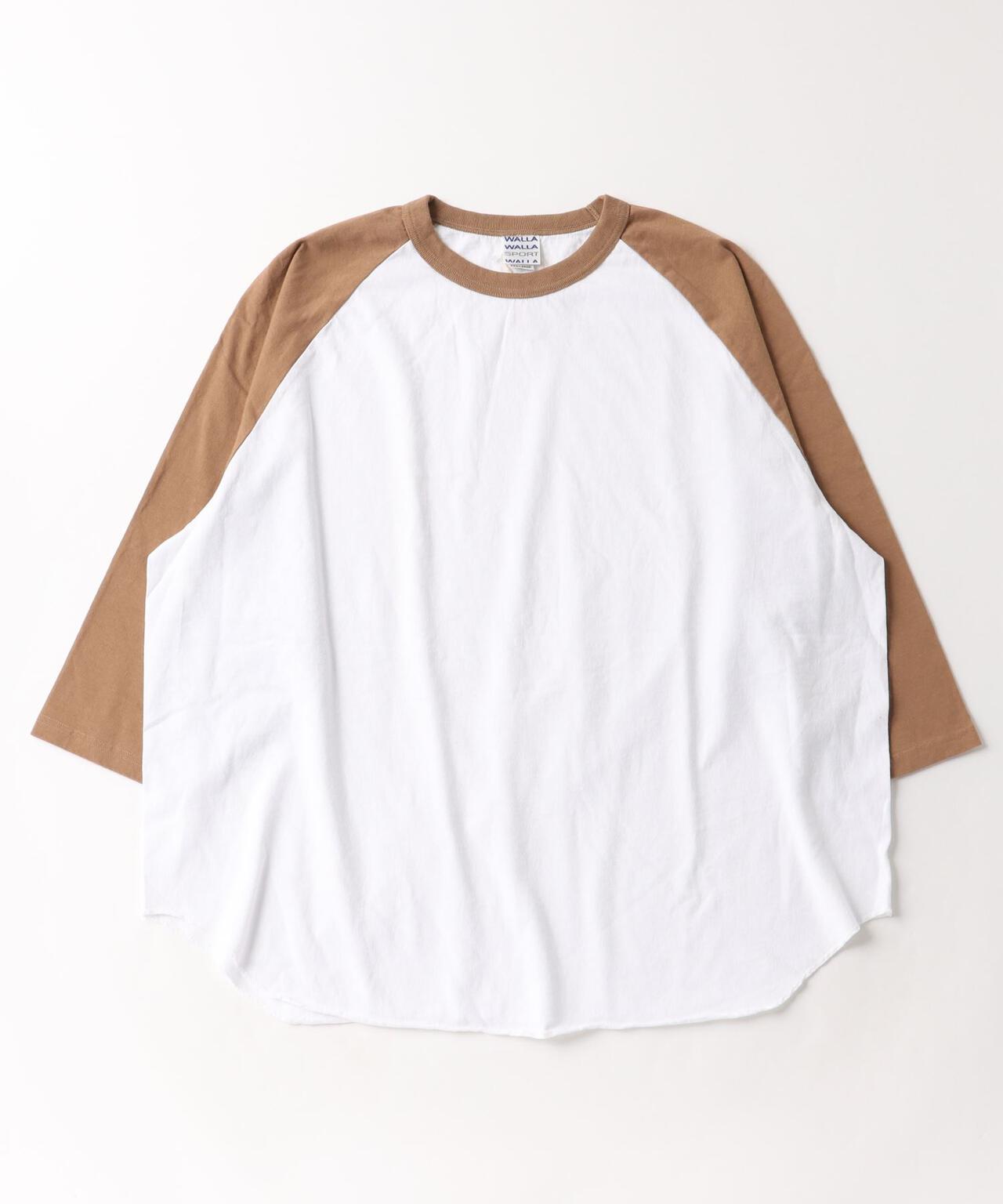WALLA WALLA SPORT/ワラワラスポーツ 3/4 baseball Tee 2tone ラグランスリーブティー