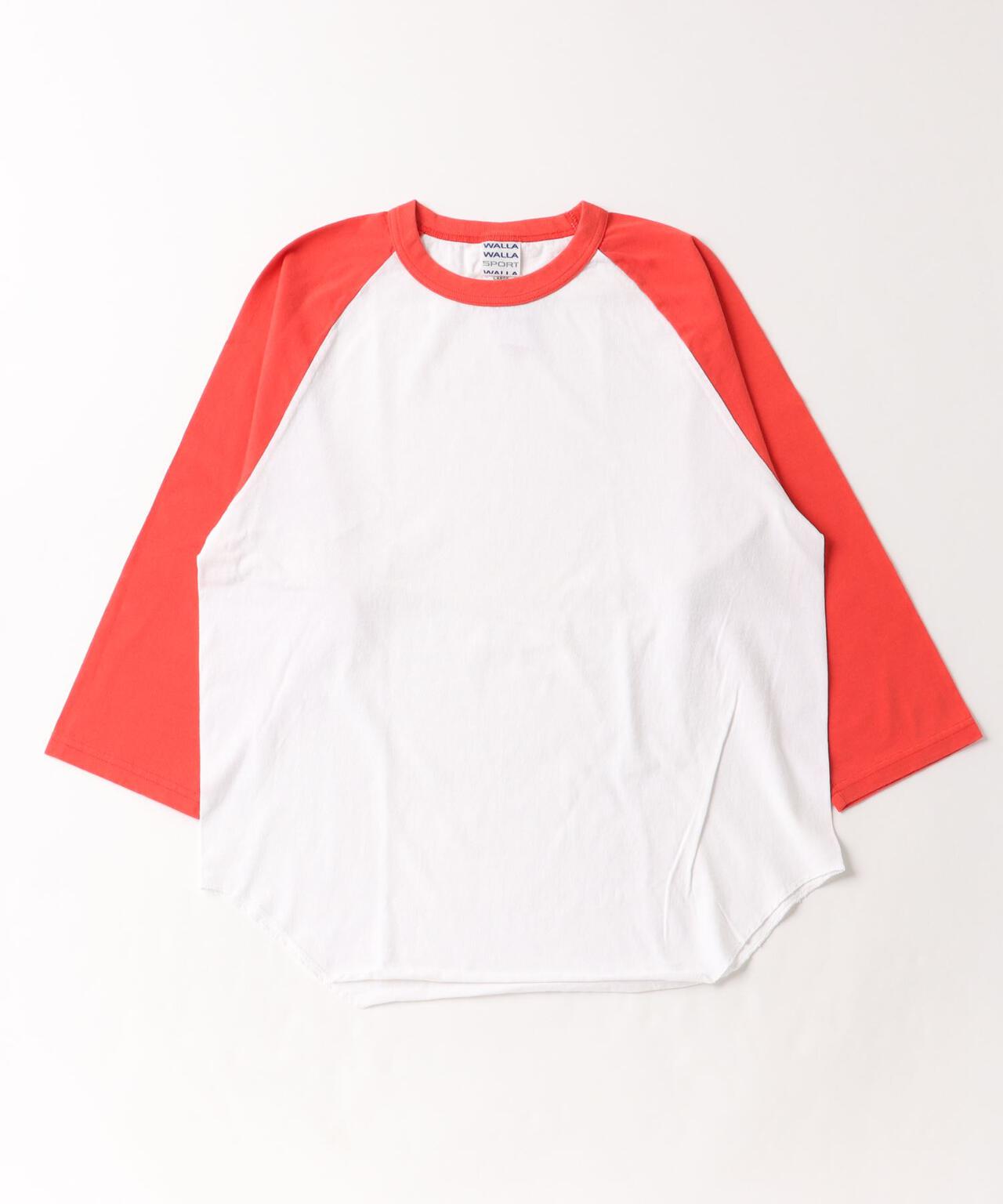 WALLA WALLA SPORT/ワラワラスポーツ 3/4 baseball Tee 2tone ラグランスリーブティー