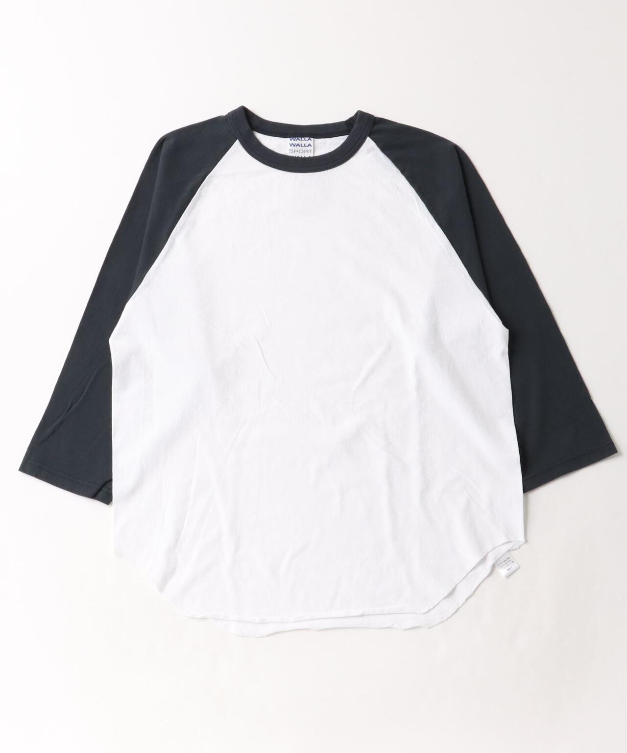 WALLA WALLA SPORT/ワラワラスポーツ 3/4 baseball Tee 2tone ラグランスリーブティー