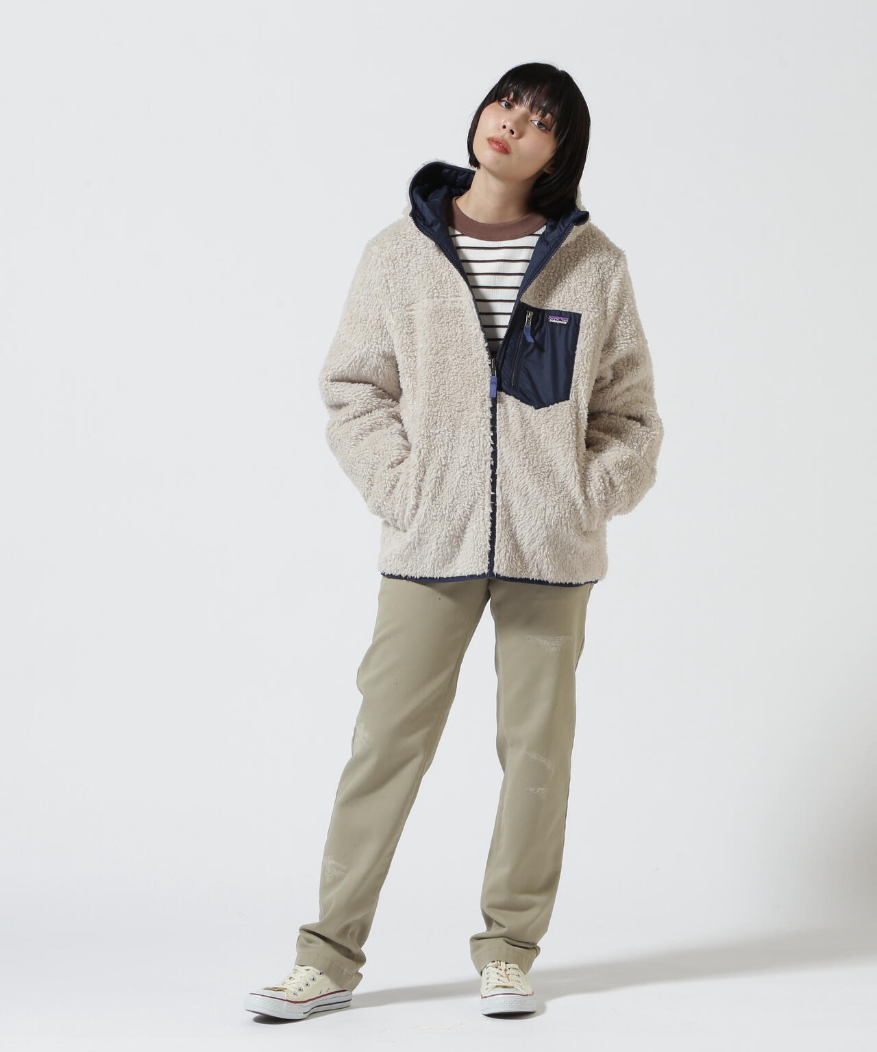 Patagonia/パタゴニア キッズ・リバーシブル・レディ・フレディ・フーディ 68095