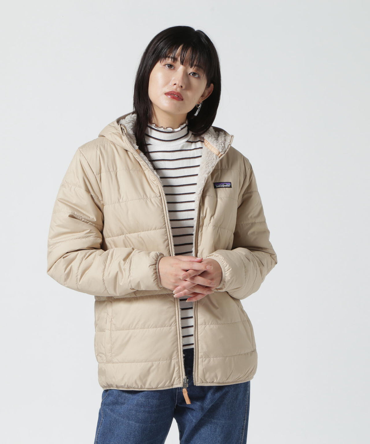 Patagonia/パタゴニア キッズ・リバーシブル・レディ・フレディ・フーディ 68095