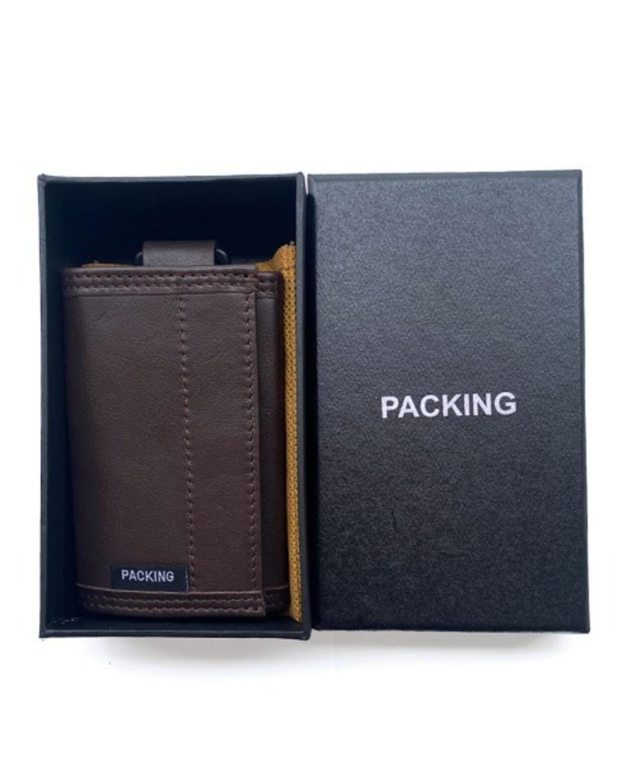 PACKING/パッキング LEATHER COMPACT WALLET PA-028
