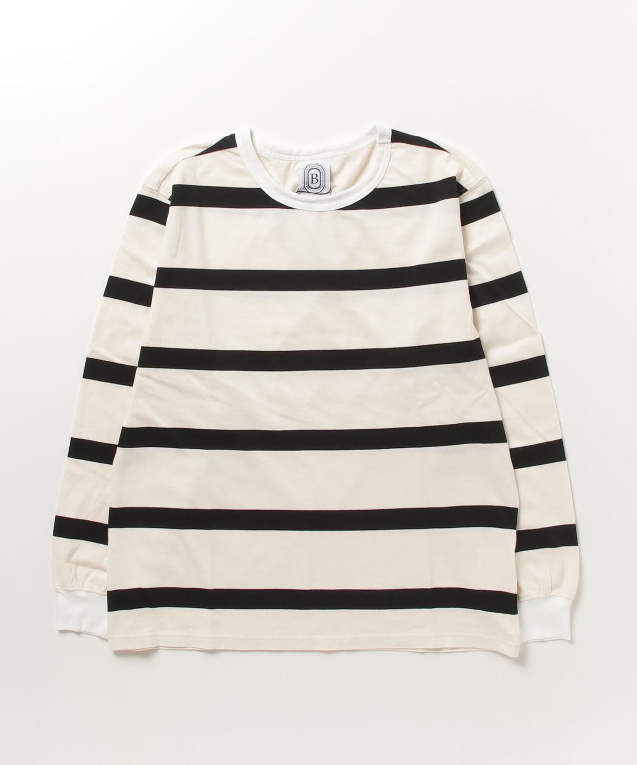 B omnivore/ビーオムニボー Fat Border Tee