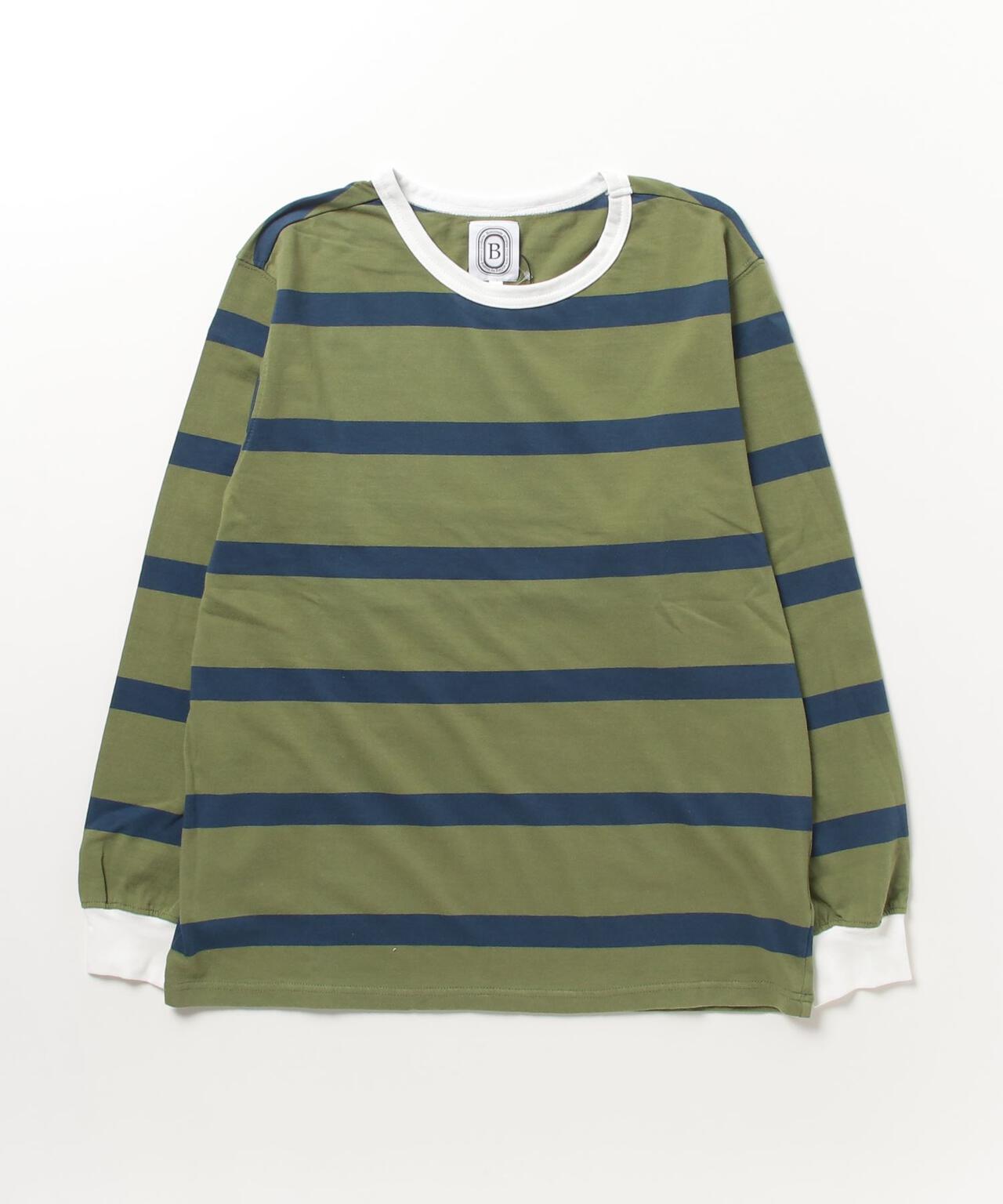 B omnivore/ビーオムニボー Fat Border Tee