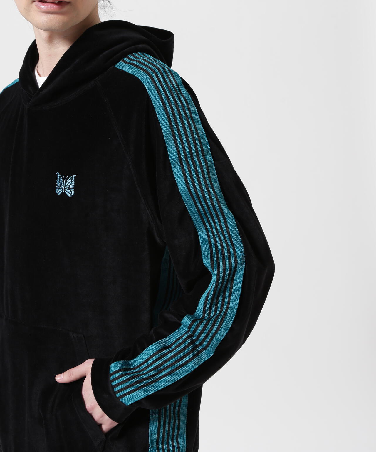 Needles/ニードルズ TRACK HOODY - C/PE VELOUR