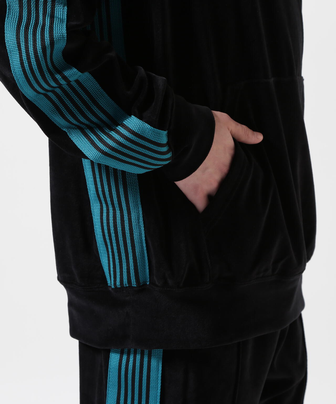 Needles/ニードルズ TRACK HOODY - C/PE VELOUR