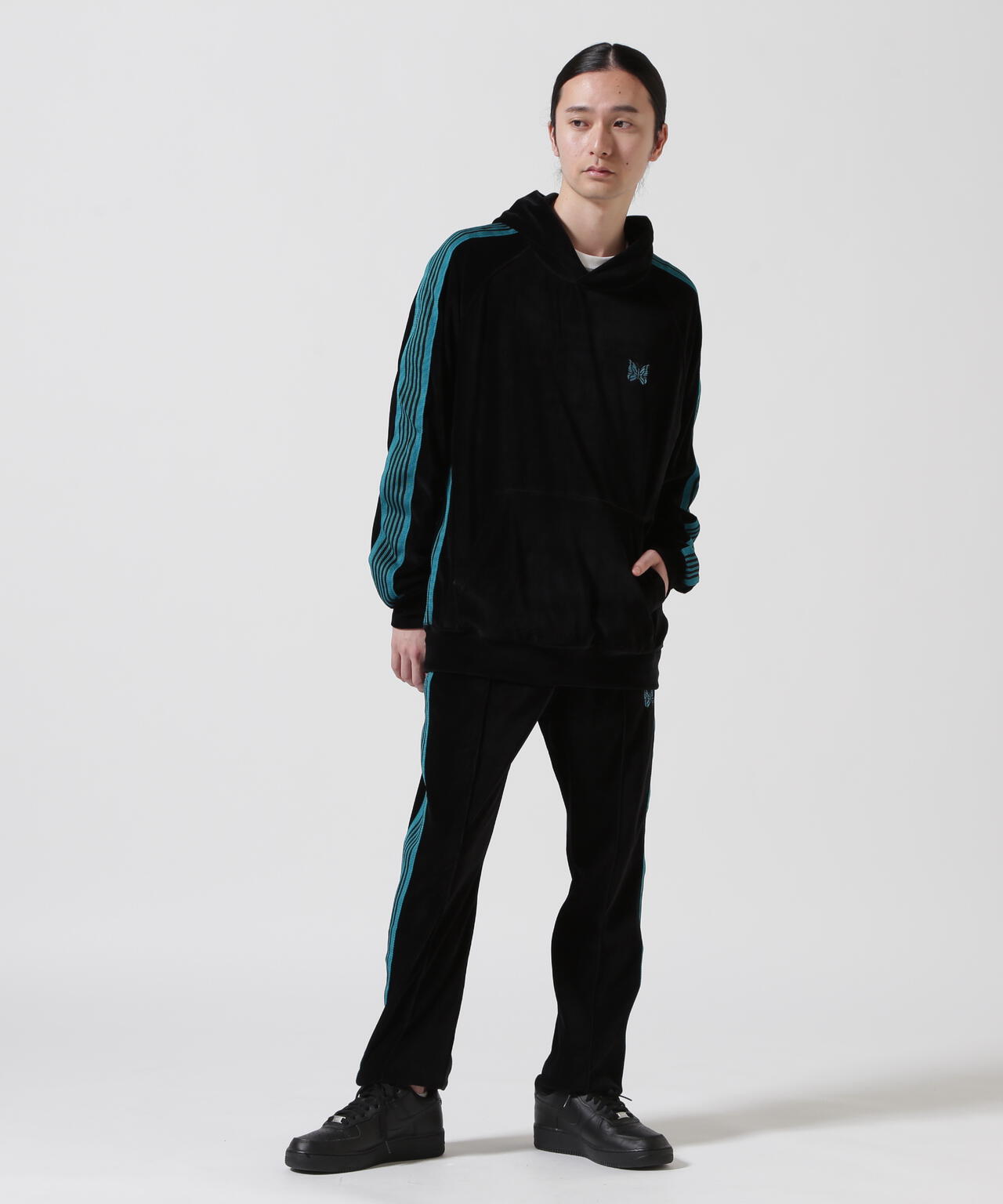 Needles/ニードルズ TRACK HOODY - C/PE VELOUR
