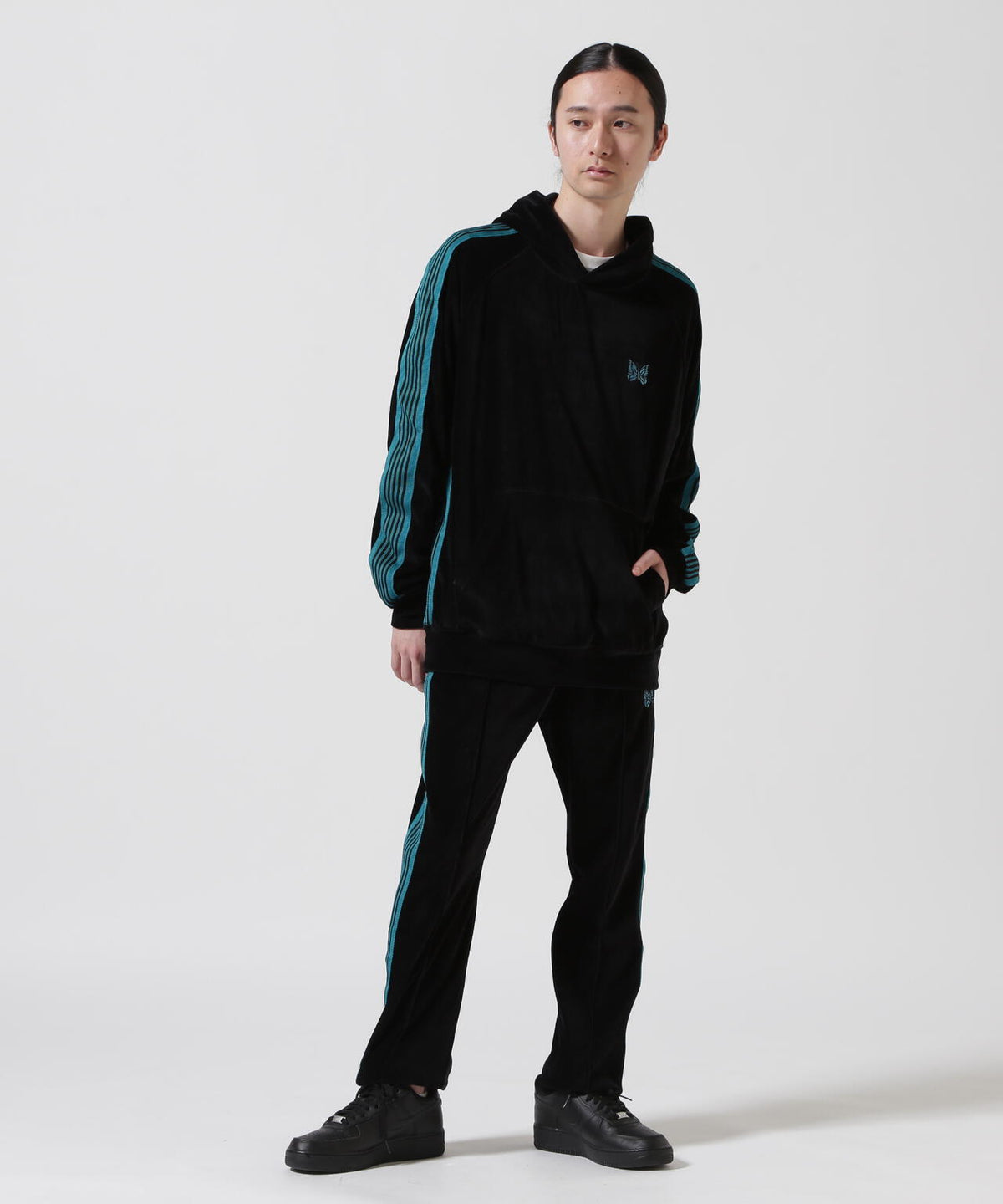Needles/ニードルズ TRACK HOODY - C/PE VELOUR
