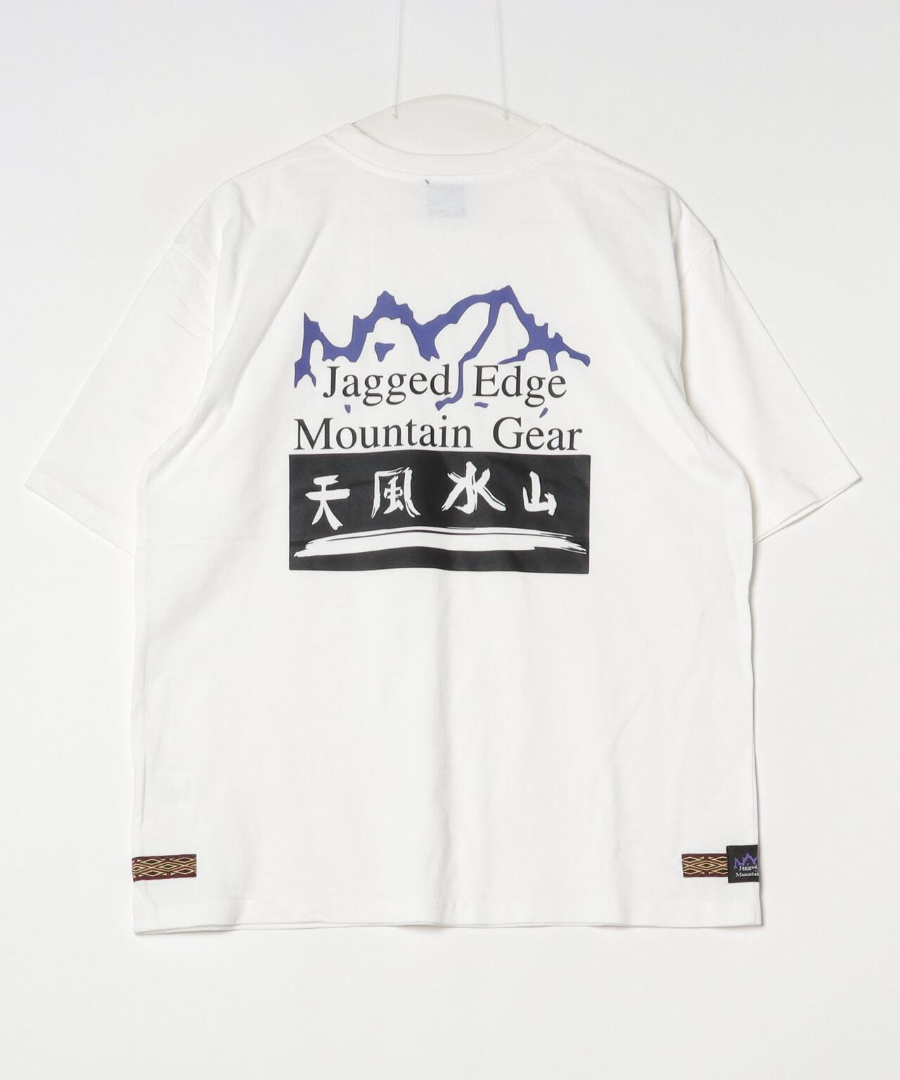 Jagged Edge Mountain Gear/ジャギッドエッジマウンテンギア ”天風水山” PRINT S/S TEE
