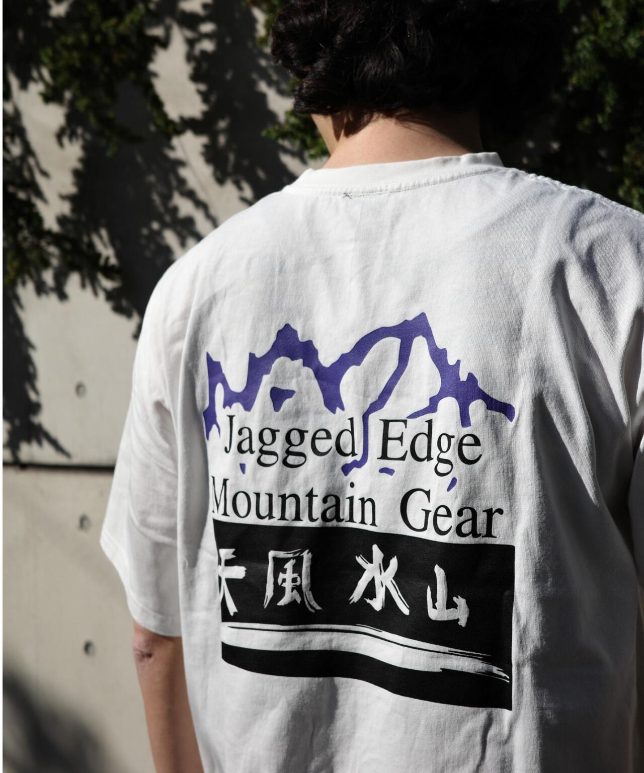 Jagged Edge Mountain Gear/ジャギッドエッジマウンテンギア ”天風水山” PRINT S/S TEE