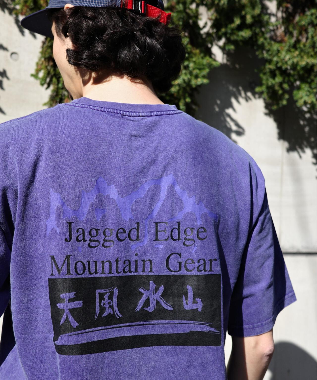 Jagged Edge Mountain Gear/ジャギッドエッジマウンテンギア ”天風水山” PRINT S/S TEE
