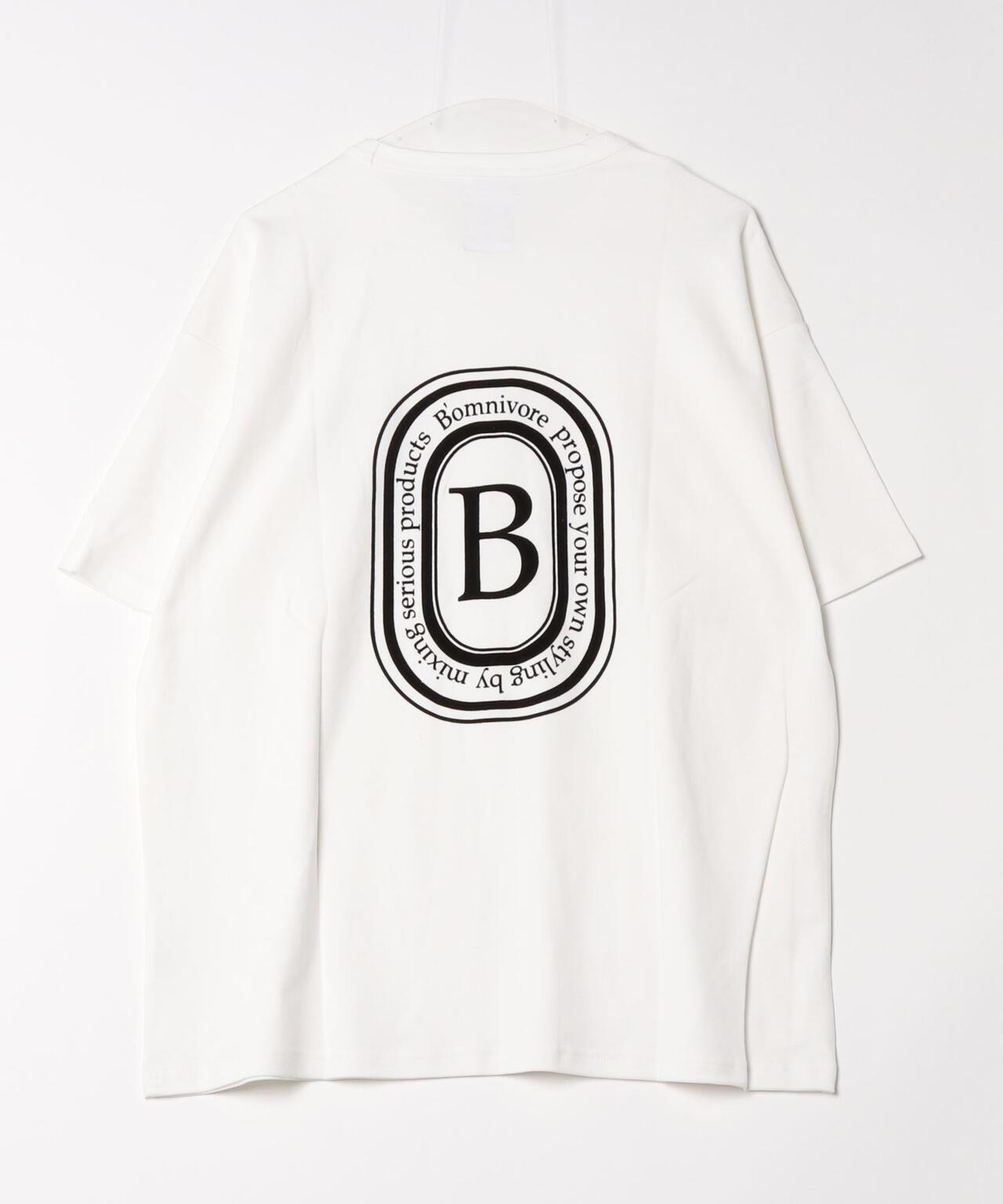 B omnivore/ビーオムニボー LOGO S/S Tee