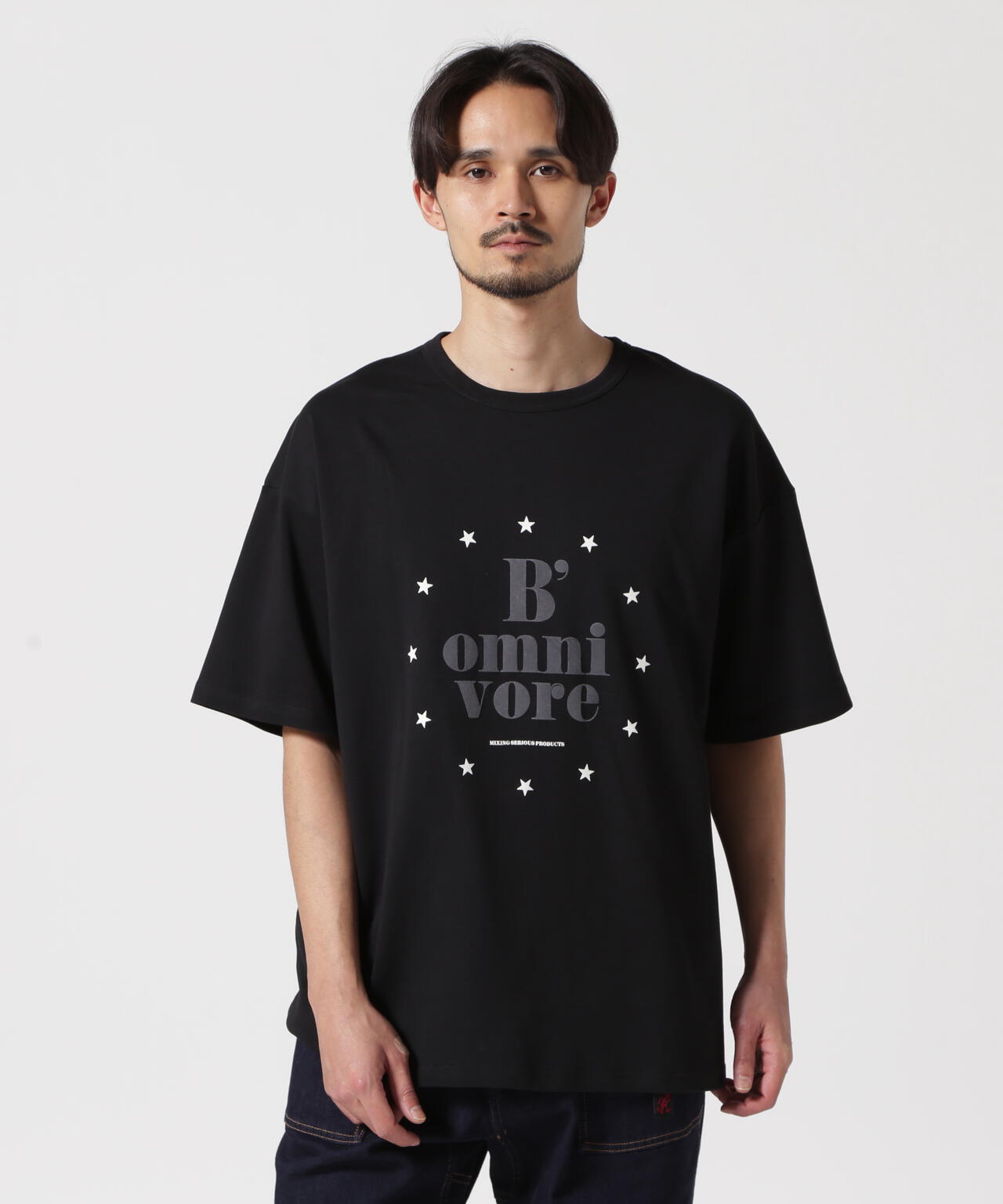 B omnivore/ビーオムニボー STAR S/S Tee