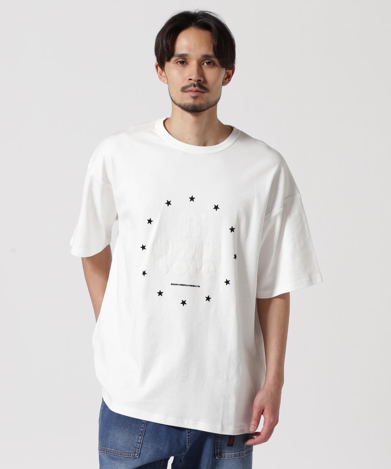 B omnivore/ビーオムニボー STAR S/S Tee
