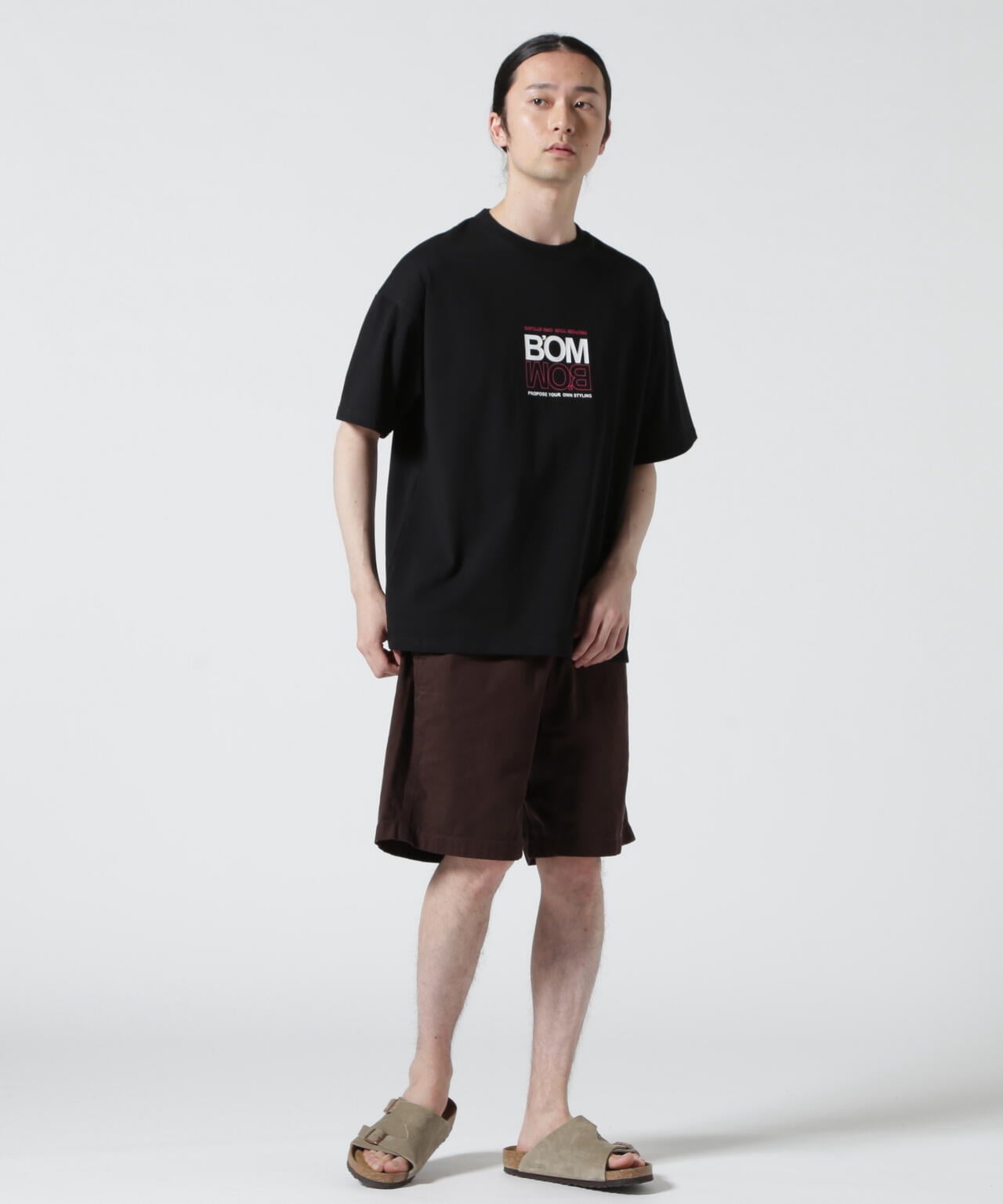 B omnivore/ビーオムニボー OMNIVORE S/S TEE